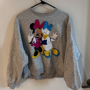 Women’s Disney H&M Minnie & Daisy Crop Relaxed Fit Sweatshirt (hard to find!)